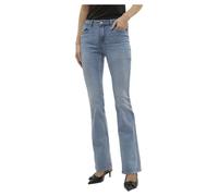 Vero Moda Flash Jeans Flared in Hellblau S-L34 Slim Fit