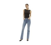 Vero Moda Flash Jeans Flared in Hellblau S-L32 Slim Fit