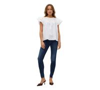 Skinny-fit-Jeans VERO MODA "VMFLASH MR SKINNY JEANS LI3303 GA NOOS" Gr. M (38), Länge 30, blau (dark blue denim) Damen Jeans (17823403-M) dark blue denim