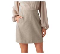 VERO MODA Minirock VMFORTUNEALLISON HW SHORT SKIRT GA NOOS Damen Gr. S (36) silber-mink