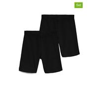 Vero Moda Girl 2er-Set: Radlershorts "Maxi" in Schwarz - Größe 146/152 | Kinderhosen