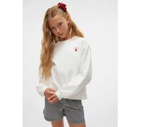 Vero Moda Girl Sweatshirt "Brenda Berry" in Weiß - Größe 122/128 | Kinder Sweatshirts Jacken