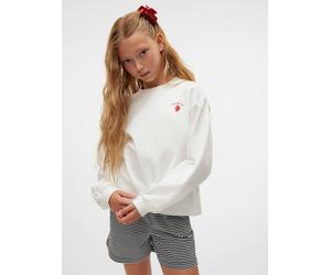 Vero Moda Girl Sweatshirt "Brenda Berry" in Weiß - Größe 146/152 | Kinder Sweatshirts Jacken