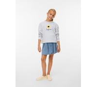 Vero Moda Girl Sweatshirt "Ulla" in Grau - Größe 134/140 | Kinder Sweatshirts Jacken