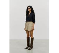 Langarmbluse VERO MODA "VMAURA LS SHIRT WVN NOOS", Damen, Gr. L, schwarz, Web, Obermaterial: 100% Viskose, unifarben, regular fit hüftbedeckend, V-Ausschnitt, Blusen, Viskose, regular fit (28162806-L)