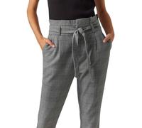 Vero Moda High Waist Paperback Hose EVA im Karo-Look XL / L32 Comfort Fit