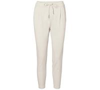 Jogger Pants VERO MODA "VMEVA MR LOOSE STRING PANT GA NOOS", Damen, Gr. XS (34), Länge 30, beige (birch), Web, Obermaterial: 65% Viskose (LENZING™ ECOVERO™), 30% Nylon, 5% Elasthan, unifarben, loose f