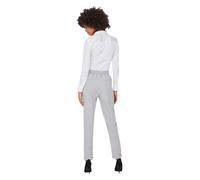Anzughose VERO MODA "VMMAYA MR LOOSE SOLID PANT NOOS", Damen, Gr. XL (42), Länge 32, grau (light grau melange), Web, Obermaterial: 62% Polyester, 33% Viskose, 5% Elasthan, meliert, regular fit knöchel