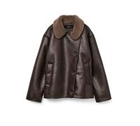 VERO MODA Jacke in Felloptik VMMIRANDA braun | XL