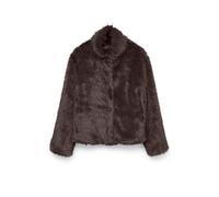 VERO MODA Jacke in Felloptik VMMONROE braun | L