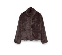 Vero Moda Regular Fit Jacke aus Kunstfell Modell 'MONROE' in Schoko, Größe XL
