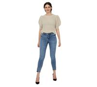 Vero Moda Jeans Slim Fit Tilde in hellblau mit Ankle Zip S-L32 Skinny Fit