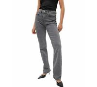 Vero Moda Tessa Straight Ra206 Hochtaillierte Jeans (Herstellerartikelnummer: 10320583-MediumGreyDenim-32-26)
