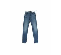Skinny-fit-Jeans VERO MODA "VMLUX MR SLIM", Damen, Gr. XS (34), Länge 32, blau (medium blau denim), Denim/Jeans, Obermaterial: 99% Baumwolle, 1% Elasthan, Basic, skinny fit, Jeans (50925867-XS) medium