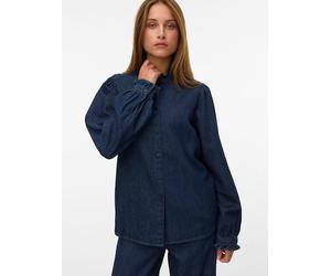 Vero Moda Jeansbluse in Dunkelblau - Größe M | Damen Blusen