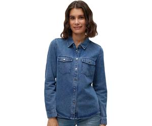 Vero Moda Jeanshemd Jennie in indigoblauer Waschung XL Regular Fit