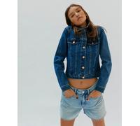 Vero Moda Jeansjacke Luna in Mittelblau XS Slim Fit