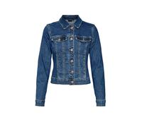 VERO MODA Jeansjacke Slim Fit VMLUNA blau | XL