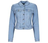 Vero Moda Jeansjacken VMLUNA LS SLIM DNM JACKET MIX GA NOOS in Blau EU XL