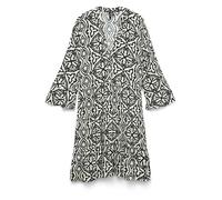 Vero Moda Kleid VMMENNY – Kurzkleid mit V-Ausschnitt, Langarm, Beige, Größe S