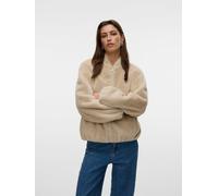 Vero Moda Regular Fit Jacke in Kunstfell-Optik Modell 'SONJALIGA ' in Ecru, Größe XL