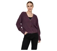 Vero Moda Strickjacke VMLEA V-Ausschnitt 100% Polyacryl dunkelrot L Damen