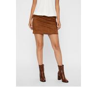 Vero Moda Lederimitatrock "VMDONNADINA FAUXSUEDE SHORT SKIRT" (11753950-XL) cognac