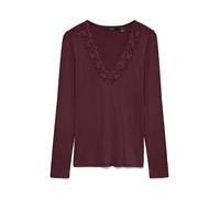 Vero Moda Longsleeve in Bordeaux - Größe S | Damen Tops