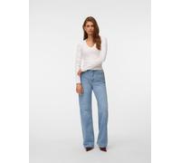 Vero Moda Longsleeve in Weiß - Größe M | Damen Tops