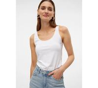 VERO MODA Damen VMLULU Long Tank TOP JRS GA NOOS Tanktop, Bright White, X-Small