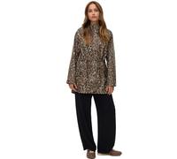 Vero Moda Damenjacke VMMALOU – Regular Fit Parkamantel mit Kordelzug, beschichtet bedruckt, Größe S