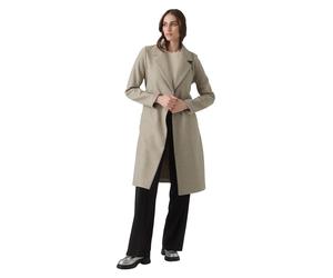 Vero Moda Mantel Fortuneaya in Hellbraun mit Reverskragen XL Regular Fit