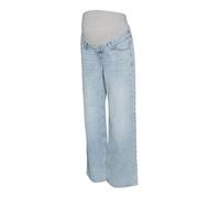 Vero Moda Tessa Wide Leg Fit Ra339 Maternity Jeans 30 Light Blue Denim