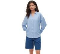 Vero Moda Melaney Queeny Langarmhemd (Herstellerartikelnummer: 10316389-ChambrayBlue/Melange-S)