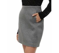 Vero Moda Minirock in Grau mit Seitentaschen L Regular Fit