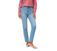 Mom-Jeans VERO MODA "VMNICKIE HR MOM JEANS BLUE MIX NOOS", Damen, Gr. 28, Länge 32, light blau denim detail:ra3107, Denim/Jeans, Obermaterial: 99% Baumwolle, 1% Elasthan, unifarben, loose fit lang, Je