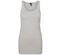 Vero Moda NOS Damen VMMAXI MY SOFT LONG TANK TOP GA NOOS Top, per pack Grau (Light Grey Melange Light Grey Melange), 38 (Herstellergröße: M)