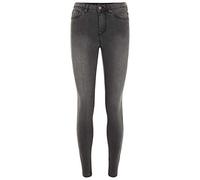 Vero Moda Skinny fit Jeans Tanya in dunklem Dark Grey M-L30 Slim Fit - die figurbetonte, enge Form