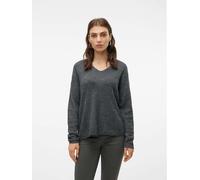 VERO MODA Strick Pullover V-Ausschnitt Langarm Sweater Knitted Jumper VMCREWLEFILE