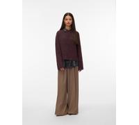 Vero Moda Pullover in Aubergine - Größe S | Damen Pullover Cardigans