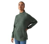 Vero Moda Pullover Plaza in Grün mit Stehkragen M Loose Fit
