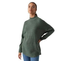 Vero Moda Pullover Plaza in Grün mit Stehkragen XS Loose Fit
