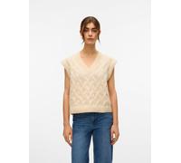 Vero Moda Pullunder in Beige - Größe L | Damen Pullover Cardigans