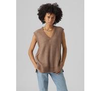 Vero Moda Pullunder in Hellbraun - Größe S | Damen Pullover Cardigans