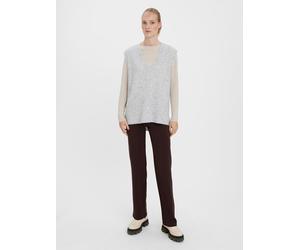Vero Moda Pullunder "Plaza" in Hellgrau - Größe XS | Damen Pullover Cardigans