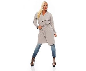 VERO MODA - Raina Long Trenchcoat - Damen Jacke, Farbe:Ash;Größe:M