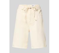 Vero Moda Regular Fit Bermudas aus Baumwoll-Lyocell-Mix Modell 'VILLA' in Ecru, Größe XS