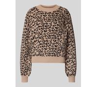 Vero Moda Regular Fit Strickpullover aus Viskose-Mix Modell 'NANCY' in Beige Melange, Größe S