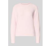 Rundhalspullover VERO MODA "VMDOFFY LS O-NECK BLOUSE GA NOOS", Damen, Gr. XL, rosa (pink, a, boo detail:melange), Strick, Obermaterial: 94% Polyester, 3% Elasthan, 3% Nylon, meliert, regular fit norma