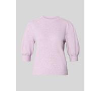 Vero Moda Regular Fit Strickpullover mit Crew Neck Modell 'DOFFY' in Lavender, Größe M
